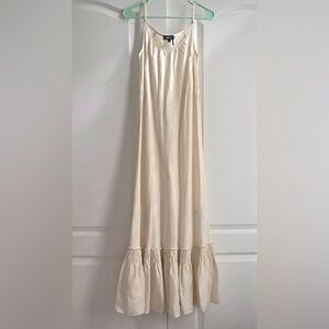DKNY BOHO Linen Maxi Dress